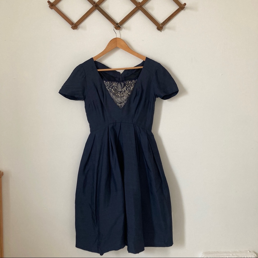 Beautiful Navy Vintage Dress